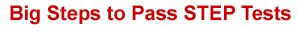 Big Steps to Pass STEP Tests