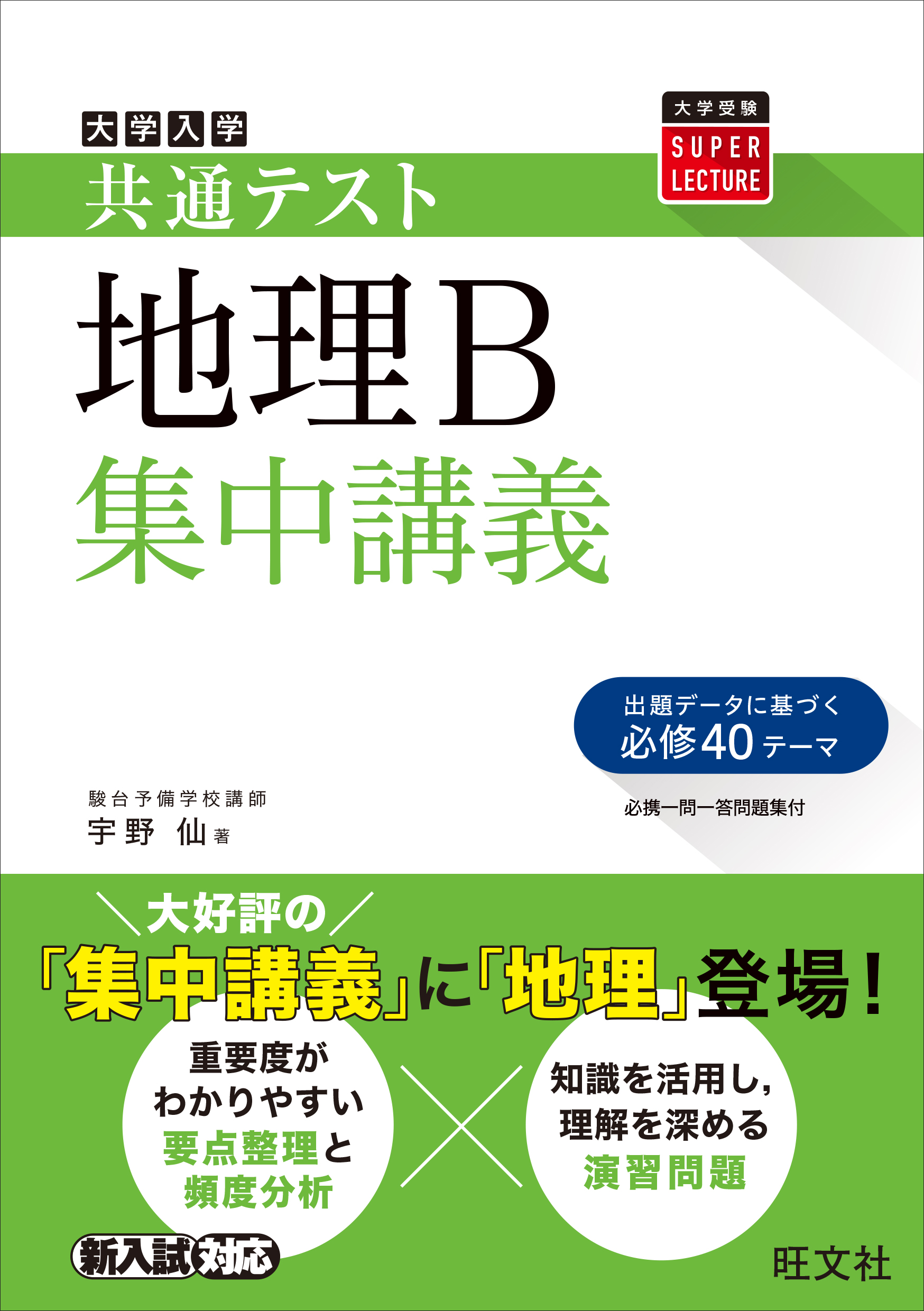 高校学習参考書 地歴 公民 地理 旺文社