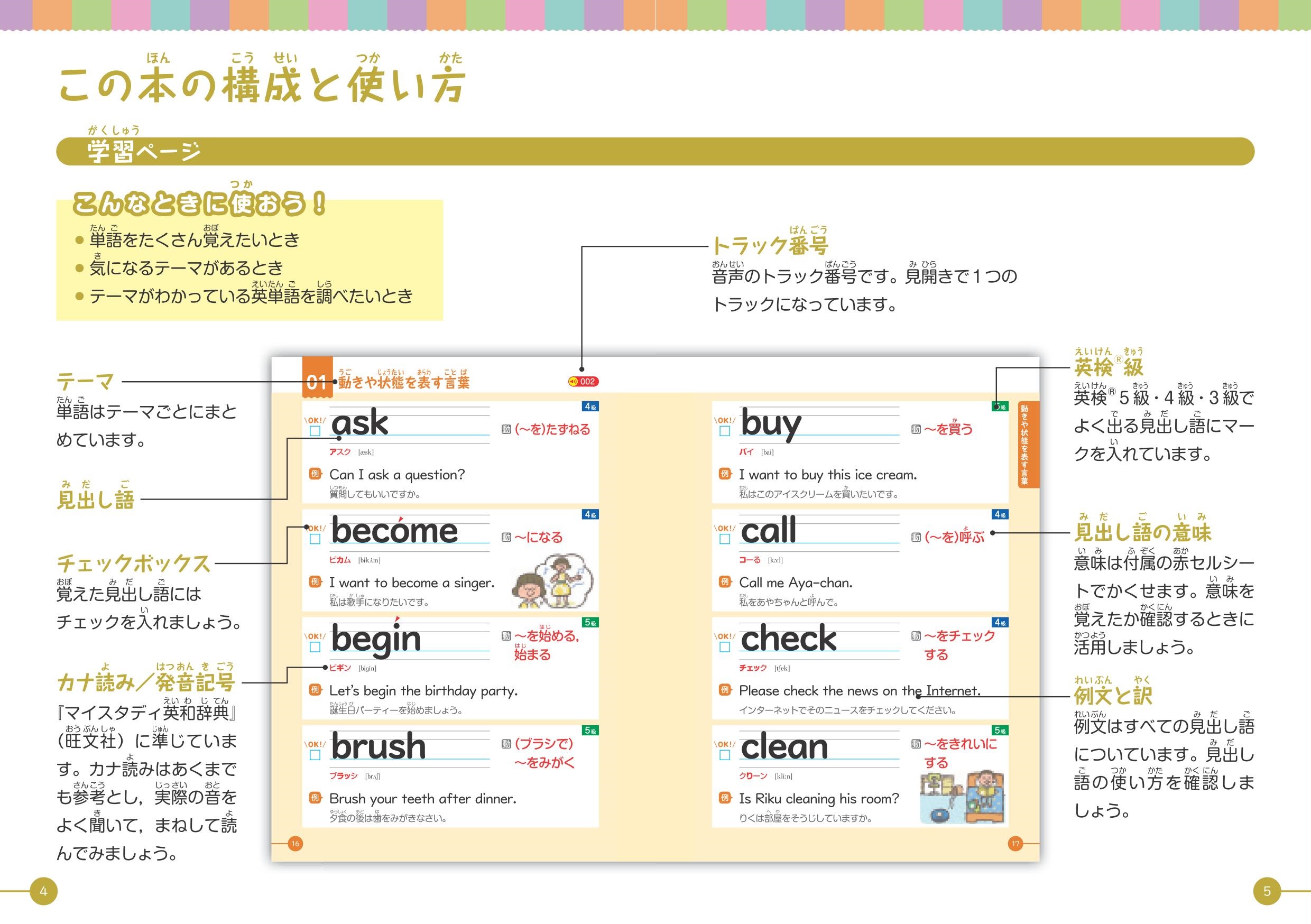 小学生のための おぼえる 英単語 熟語1000 旺文社