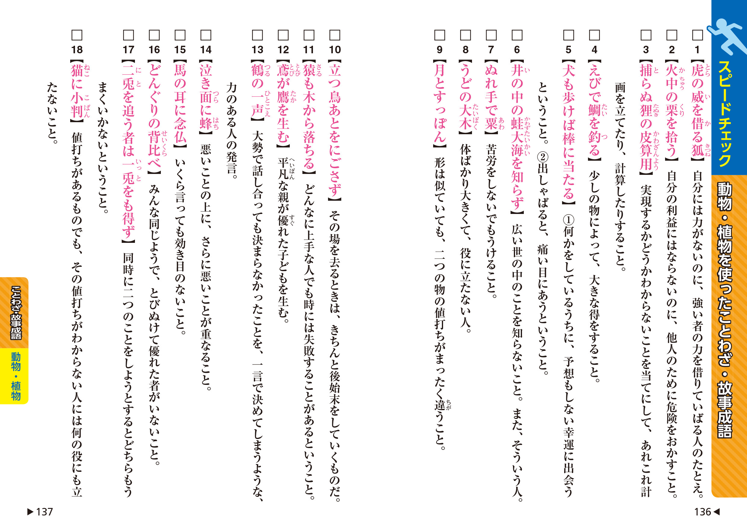 中学入試でる順ポケでる国語 慣用句 ことわざ 四訂版 旺文社