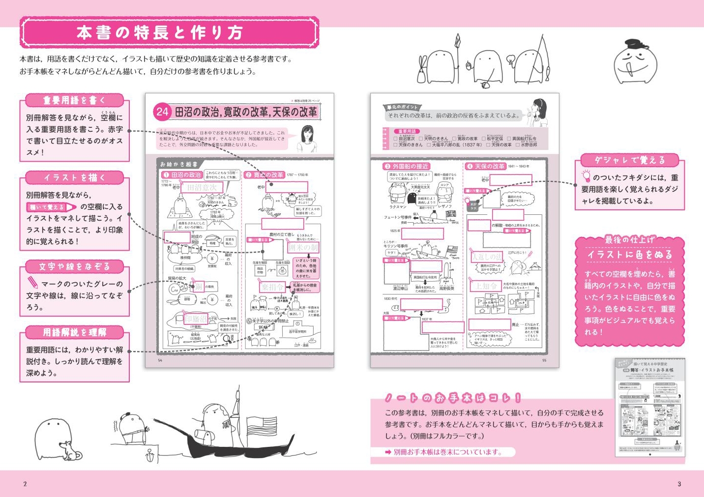 描いて覚える 中学歴史 旺文社