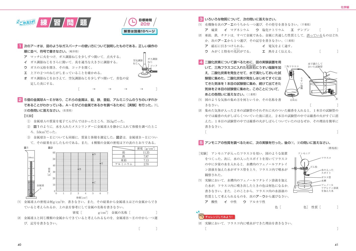 きちんとこれだけ公立高校入試対策問題集 理科 旺文社