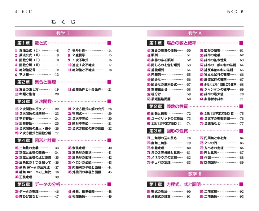 共通テスト必出 数学公式180 四訂版 旺文社